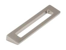 Afbeeldingen van Siro Meubelgreep metaal - boorafstand 96mm/L 118mm/H 24mm/B 10mm RVS effect 