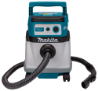 Afbeeldingen van Makita Stofzuiger met stofafzuigset DVC155LZX2 - 2x18v 15L opvangbak - voor nat/droog gebruik in doos 
