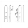 Afbeeldingen van Ami veiligheidslangschild 251/15 kerntrekbeveiliging - PC92 56mm - F1 