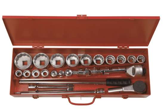 Afbeeldingen van Bahco dopsleutelset 3/4'' 24 delig