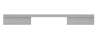 Afbeeldingen van Siro Meubelgreep metaal - boorafstand 128/224mm/L 252mm/H 29mm/B 10mm chroom glanzend 