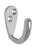 Afbeeldingen van Siro Kapstokhaak metaal - boorafstand 10mm/L 43mm/H 38mm/B 19mm chroom glanzend 