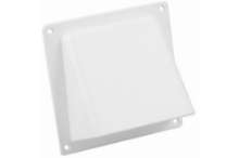 Afbeeldingen van Universele gevelklep Ø100/125/110x54mm wit