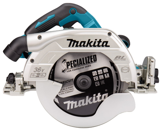 Afbeeldingen van Makita 2x18 V Cirkelzaag 235 mm DHS900Z