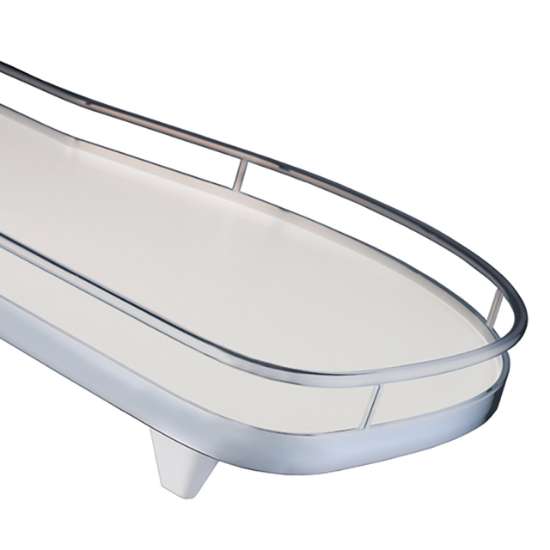Afbeeldingen van Hettich LeMans II Legplankensets CLASSIC, zilver gepoedercoat , 500, rechts