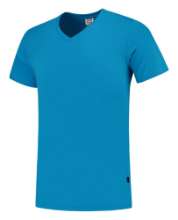 Afbeeldingen van Tricorp t-shirt v-hals TFV160 101005 Turquoise S