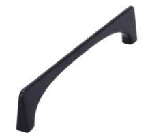 Afbeeldingen van Siro Meubelgreep metaal - boorafstand 160mm/L 170mm/H 33mm/B 11mm mat zwart 