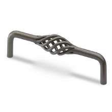 Afbeeldingen van Hettich Greep Malaca, boorafstand 128, L 136 mm, H 40 mm, ø 12 mm, tinkleurig