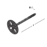 Afbeeldingen van GB UNI-Flexplug 120mm iso 60-80mm Nylon