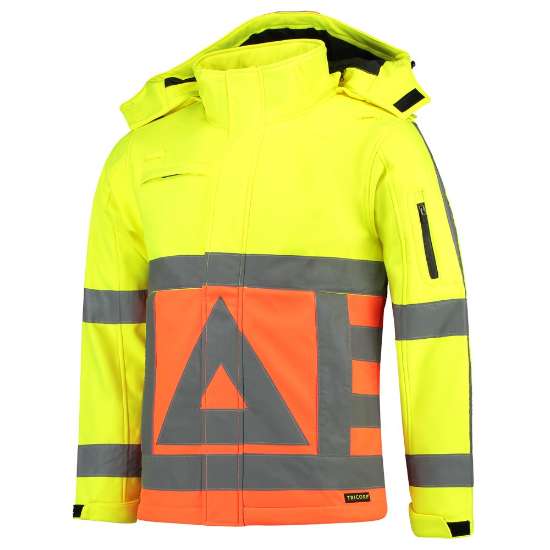 Afbeeldingen van Tricorp softshell jack 403002 - maat 7XL - oranje/geel 