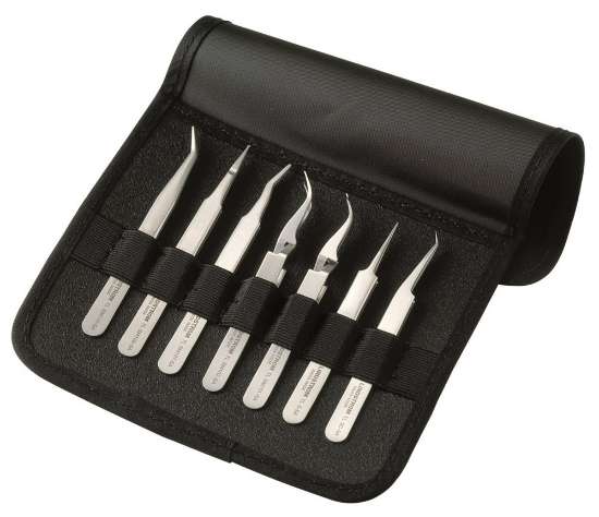 Afbeeldingen van Bahco smd-pincettenset 7 Delig