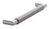 Afbeeldingen van Siro Meubelgreep metaal - boorafstand 160mm/L 172mm/H 37mm/B 16mm RVS effect/chroom 