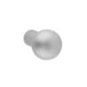 Afbeeldingen van Siro Meubelknop kunststof - L 15mm/H 24mm/B 15mm - aluminium 