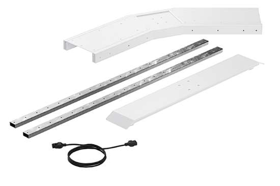 Afbeeldingen van Hettich LegaDrive Systems Tafelonderstelmodule 135°-hoek, wit