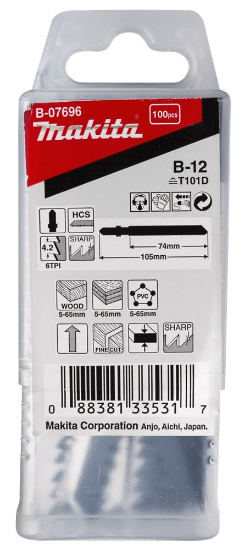 Afbeeldingen van Makita Decoupeerzgb Hout 74Mm T101D B-07696