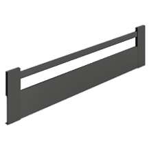 Afbeeldingen van Hettich front voor inliggende lade ArciTech, 186 x 400 mm, antraciet