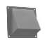 Afbeeldingen van Universele gevelklep ÂØ 100/125/110x54mm grij