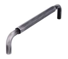 Afbeeldingen van Siro Meubelgreep metaal - boorafstand 160mm/L 168mm/H 33mm/B 10mm antiek ijzer 