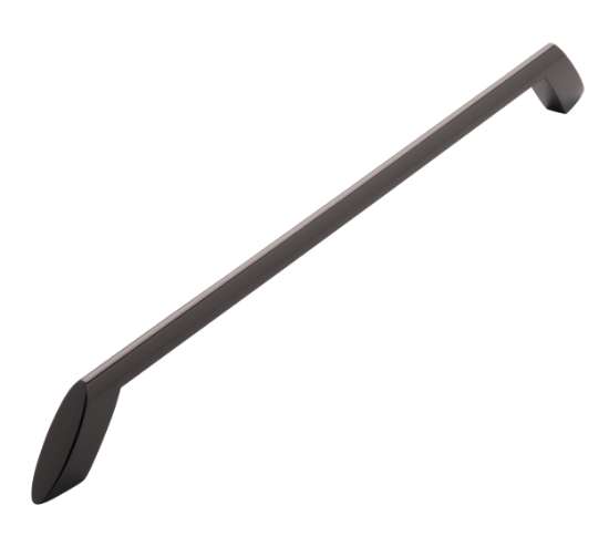 Afbeeldingen van Siro Meubelgreep metaal - boorafstand 320mm/L 352mm/H 33mm/B 12mm zwart chroom glanzend 