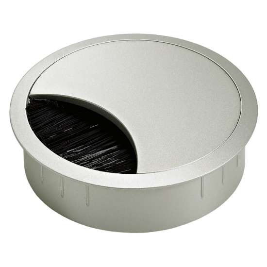 Afbeeldingen van Hettich Kabeldoorvoer, ø 60 mm , Aluminiumkleurig