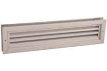 Afbeeldingen van Aluminium deurrooster 455x106mm geanodiseerd