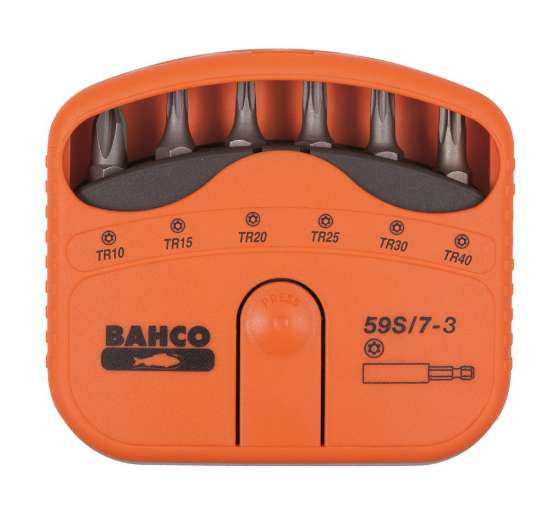 Afbeeldingen van Bahco bits set 7 Delig tr10-tr40