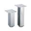 Afbeeldingen van Hettich Meubelvoet Lano SQ 46, 150 mm zilver geëloxeerd