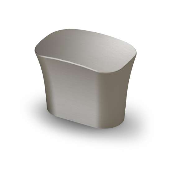 Afbeeldingen van Hettich Knop Itri, boorafstand 16, L 38 mm, B 25 mm, H 30 mm, roestvrij staal finish geborsteld