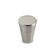 Afbeeldingen van Hettich Knop Onex, H 30 mm, ø 22 mm, roestvrij staal geborsteld