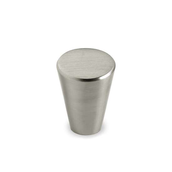 Afbeeldingen van Hettich Knop Onex, H 30 mm, ø 22 mm, roestvrij staal geborsteld
