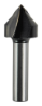 Afbeeldingen van Makita V-groeffrees - Ø19x16mm 90° - schacht Ø8mm 2 beitels