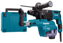 Afbeeldingen van Makita combihamer HR2652J - 230v 800Watt - met stofafzuigset 