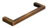 Afbeeldingen van Siro Meubelgreep metaal - boorafstand 96mm/L 104mm/H 28mm/B 8mm antiek messing 