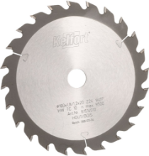Afbeeldingen van Kelfort cirkelzaagblad - Ø160x1,8/1,2x20mm 24 tands WZF - voor hout