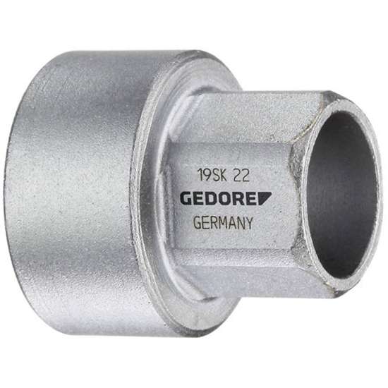 Afbeeldingen van Dopsleutel 1/2" 6-kant, kort