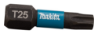 Afbeeldingen van Makita Slagschroefbit X Impact Black - T25x25mm