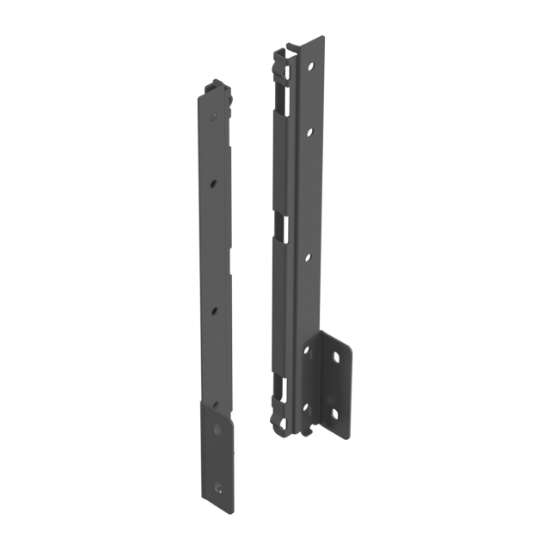 Afbeeldingen van Hettich AvanTech YOU Verbinder voor achterwandprofiel, systeemhoogte  251 , antraciet, links