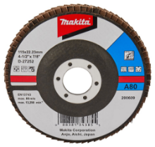Afbeeldingen van Makita Lamellenschijf D-27252 - Ø115mm - A80 