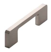Afbeeldingen van Siro Meubelgreep metaal - boorafstand 96mm/L 108mm/H 30mm/B 9mm RVS effect 