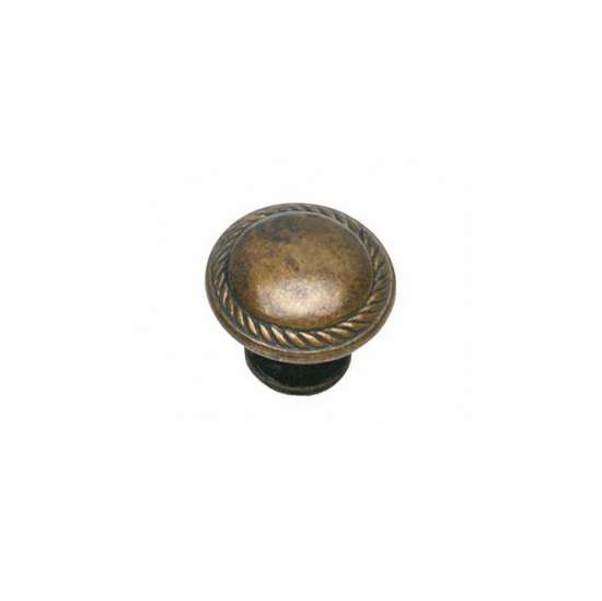 Afbeeldingen van INTERSTEEL Knop rond/kabel antiek 8480