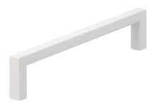 Afbeeldingen van Siro Meubelgreep metaal - boorafstand 128mm/L 136mm/H 28mm/B 8mm wit mat 