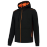 Afbeeldingen van Tricorp softshell met capuchon Accent - maat 4XL - zwart/oranje  