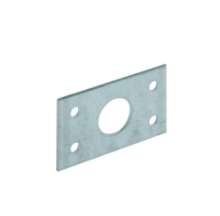 Afbeeldingen van GB Sluitplaat voor staartgrendel 40x66x2mm 