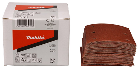 Afbeeldingen van Makita Schuurvel K120 114X102 Red 50 P-42450