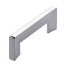 Afbeeldingen van Siro Meubelgreep metaal - boorafstand 96mm/L 104mm/H 36mm/B 10mm chroom glanzend 