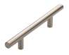 Afbeeldingen van Siro Meubelgreep metaal - boorafstand 96mm/L 178mm/H 32mm/B 12mm RVS effect 