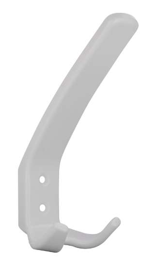 Afbeeldingen van Siro Kapstokhaak kunststof - boorafstand 20mm/L 150mm/H 96mm/B 57mm - wit 