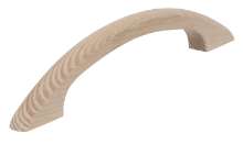 Afbeeldingen van Siro Meubelgreep hout - boorafstand 128mm/L 170mm/H 34mm/B 13mm essen 