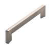 Afbeeldingen van Siro Meubelgreep metaal - boorafstand 160mm/L 168mm/H 36mm/B 10mm RVS effect 