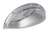 Afbeeldingen van Siro Schelpgreep metaal - boorafstand 64mm/L 93mm/H 20mm/B 27mm chroom glanzend 